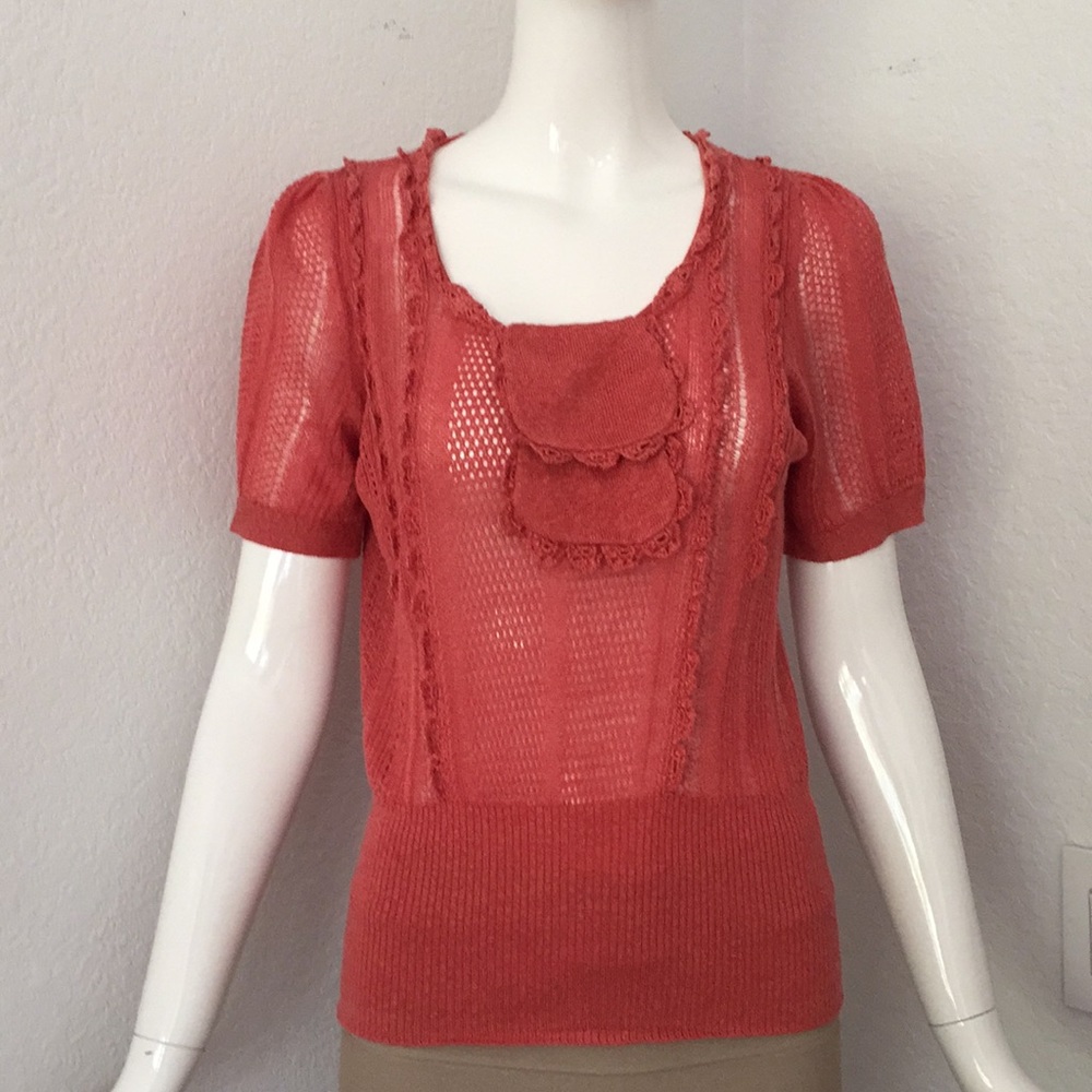 Anthropologie open knit sweater - Picture 2 of 8